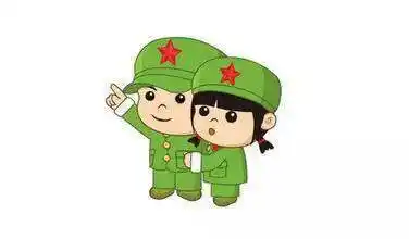 军人简笔画q版兵人卡通简笔画脸向右的军人简笔画q版军人简笔画q版