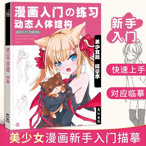 动漫临摹画册人物绘画教程素描人像儿童铅笔画素材插画技法原理美术书