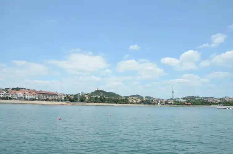 今天的青岛天气太绝了,无美颜无滤镜,单反相机拍出来的,蓝天白云太