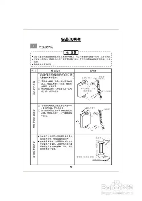 史密斯jsq16-a2热水器安装使用说明书:[3]