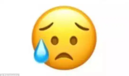 但这个表情符号并不代表生气.