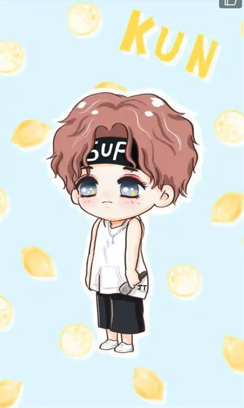 蔡徐坤卡通壁纸,akjj们心灵手巧,每个坤坤都画得那么可爱