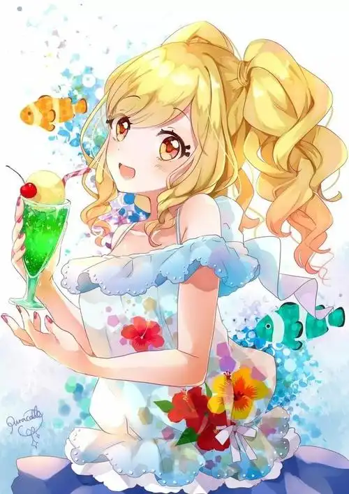 ぷらこ画师的动漫作品|细节刻画得好仔细,可做壁纸和头像