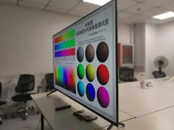 4k电视色彩表现与可视角度测试图
