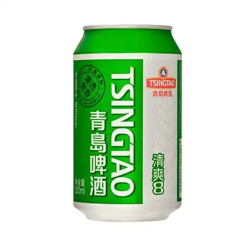 青岛啤酒清爽8度330ml24罐啤