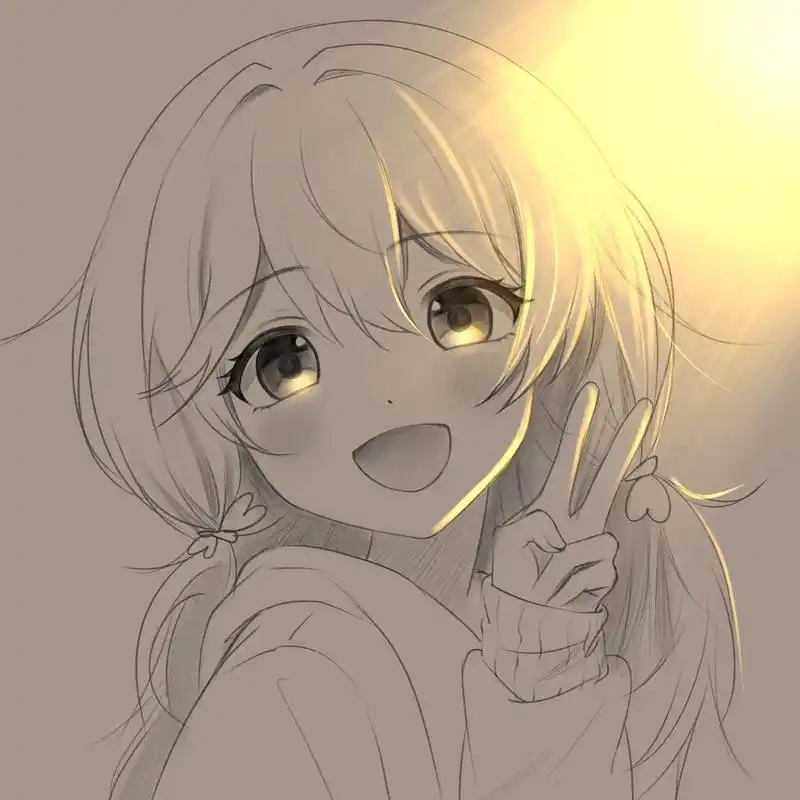 动漫女生的绘画技巧.#绘画教程 #动漫手绘 #二次元 #简笔 - 抖音