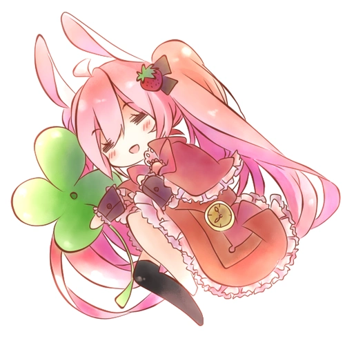 动漫萌q版二次元兔子卡哇伊兔耳绘画