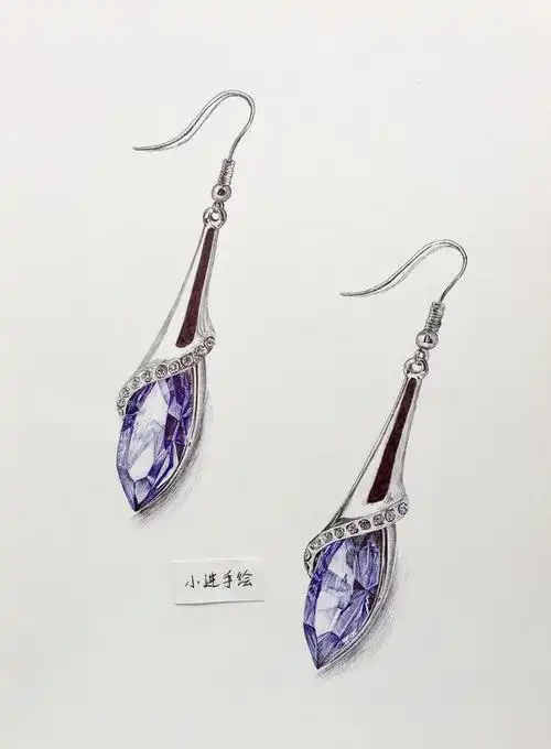 【生活绘】画一对耳环