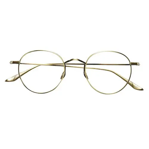 日本文艺丝边金丝边超轻镜框简约极简眼镜架