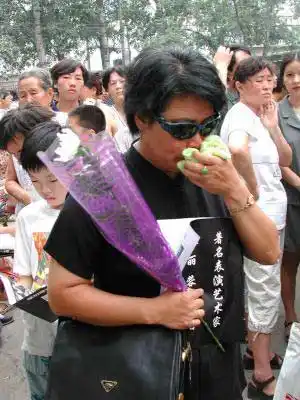 赵丽蓉追悼会现场报道17图文众人泪洒追思会