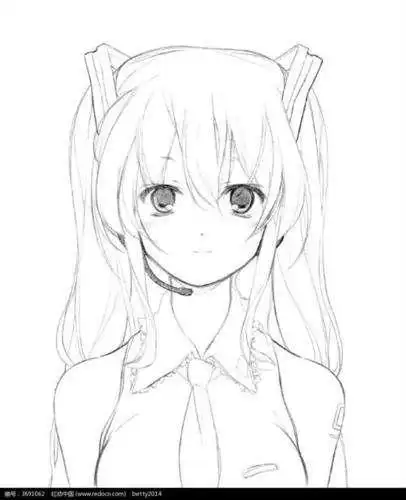 动漫人物素描铅笔画简笔画简单动漫男生铅笔画图片大全_动漫素描画