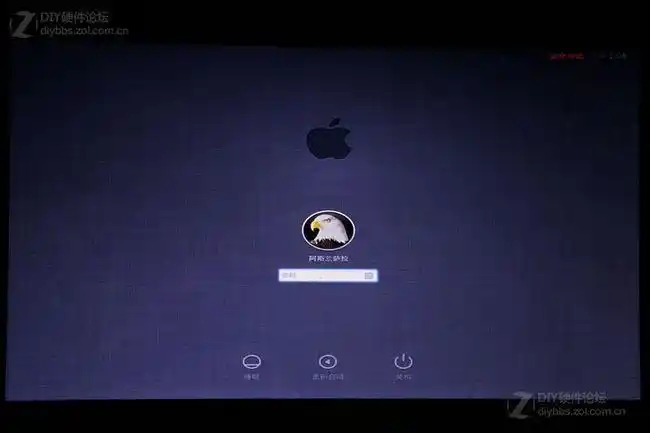 26,下面就是mac的登录界面,输入密码进入