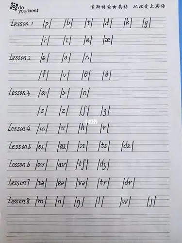 48个国际音标四线格内书写_鞍山自由行热门攻略_音标_教育_教育其他