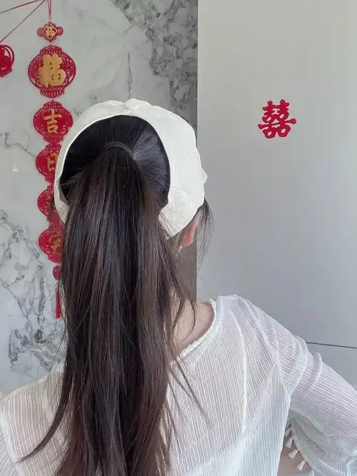 可扎高马尾棒球帽女夏季遮阳防晒帽空顶遮阳防紫外线鸭舌太阳帽子