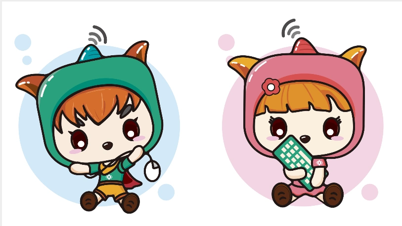 投票倒计时谁是你心中最有创意的安仔安妹形象