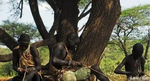 非洲原始部落打猎