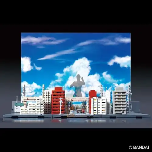 万代pb限定扭蛋hg奥特曼特摄场景建筑背景掌动20122504全新现货