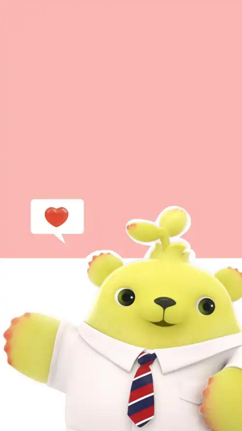 【高清壁纸】萌芽熊情侣系列