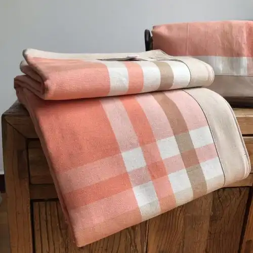 刘大姐家 加密加厚纯棉老粗布合股凉席 三件套 纯棉空调席子