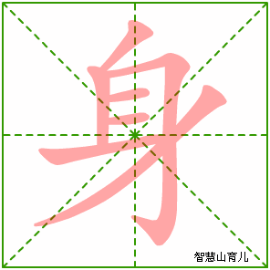 身的笔顺 笔画数:7 拼音:shēn 部首:身 笔画数:7 拼音:shēn 部首:身