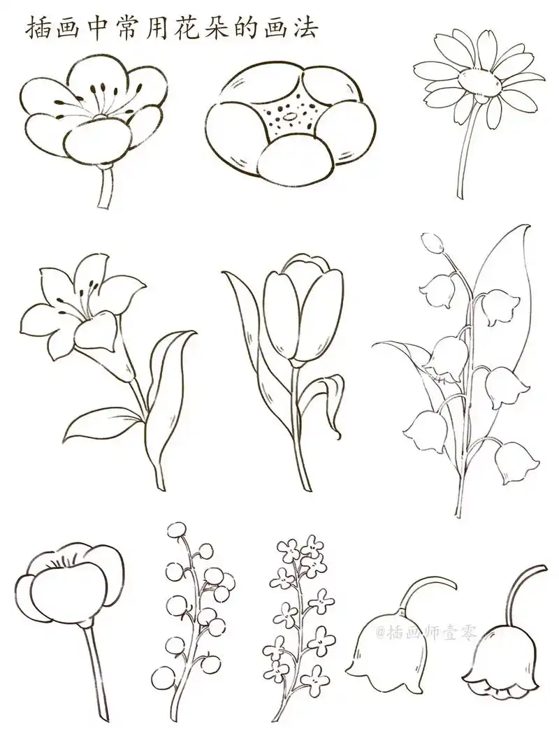 插画 #零基础学画画 #画画打卡 # - 抖音