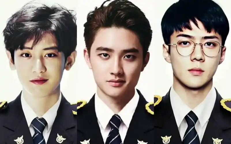 【exo】大型军装制服男团_哔哩哔哩_bilibili