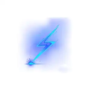 炫酷渐变png素材闪电配电箱标识有电危险请勿靠近小心触电请勿开箱电