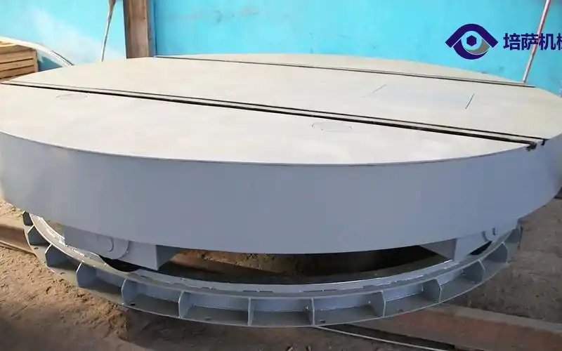 1-50吨回转转盘 工业用道轨转盘车 载重电动转盘车客户现场视频