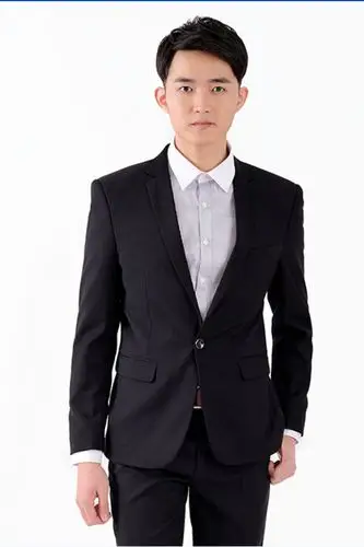 bomvey2015新款时尚简约西装男 西装裤团体定制短款西