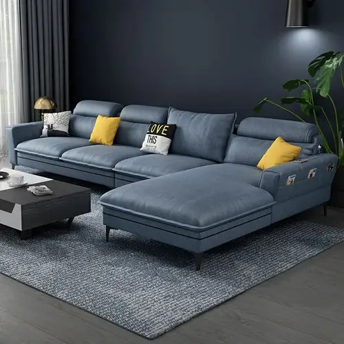 妮曼迪免洗布艺沙发现代简约整装可拆洗大小户型北欧客厅沙发组合家具