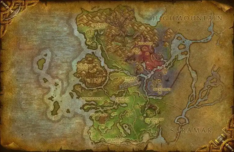 魔兽世界7.0:破碎群岛七大区域地图一览(8)