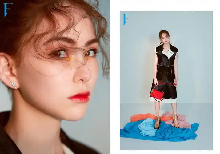 昆凌时尚报告性感写真图片