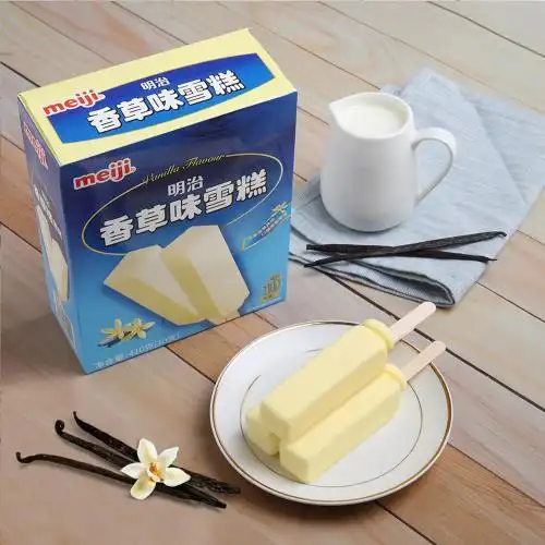 【秒杀专享】明治香草味雪糕410g 盒装(10支装)