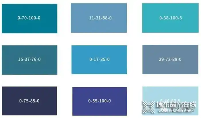 布之美的"蓝色之恋"系列,营造高贵优雅的空间