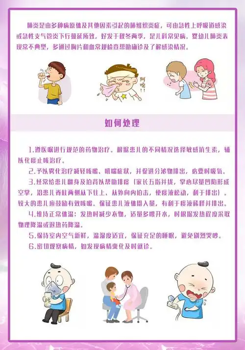 小儿肺炎需重视