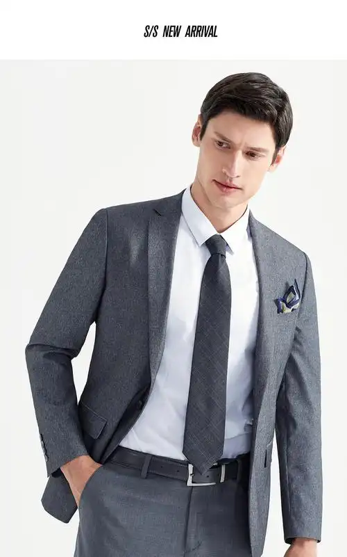 新款单西商务休闲男士西装外套时尚办公宴会修身西装【价格 图片 品牌