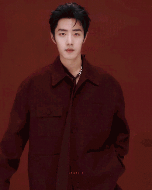 肖战##肖战红色时尚大片##肖战gucci品牌代言人