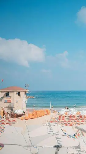 夏日小清新唯美沙滩风景