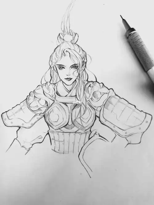 绘画#手绘#女将军#oc