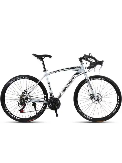 公路赛车变速死飞自行车成人男女活飞实心双碟死飞