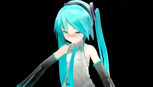 初音未来公主殿下被胶水黏住了动弹不能看了好心疼