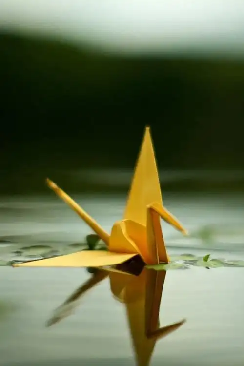 千纸鹤带去思念