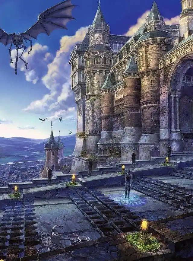 动漫壁纸:魔幻世界的风光