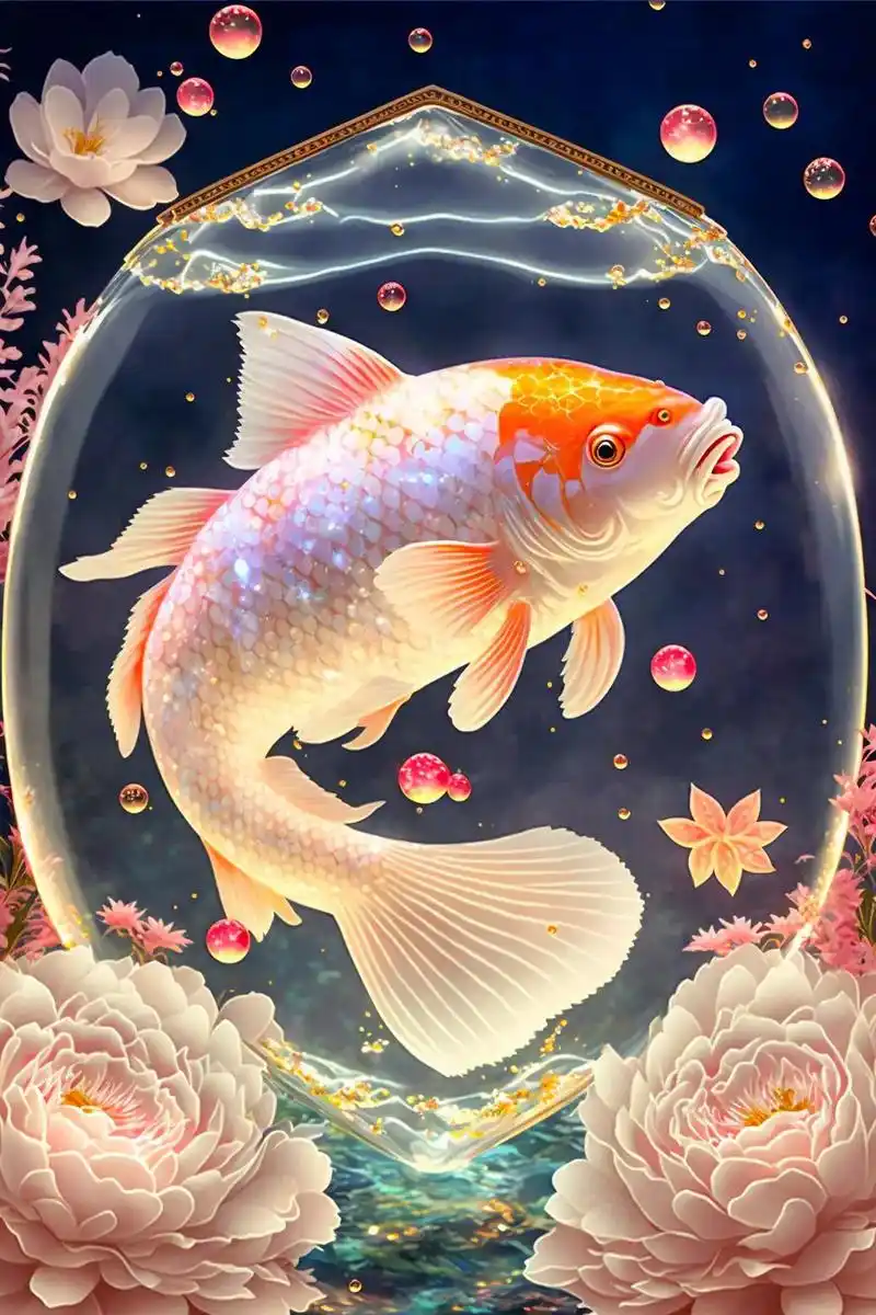 鲤鱼跃龙门,选一个你的,2023的愿望吧#ai绘画 #图文伙 - 抖音