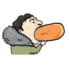 最近超火的王校长吃热狗动图 - 斗图表情包 - 斗图神器 - adoutu.com