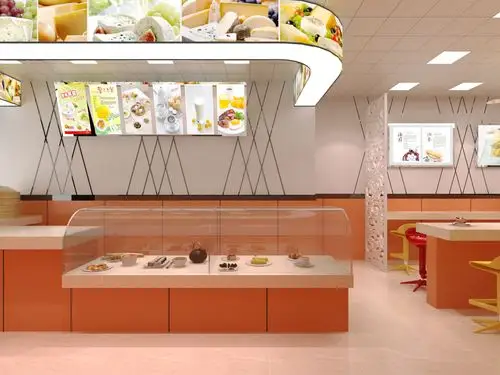 早餐连锁店_华沣装饰设计案例_土巴兔昆山装修网