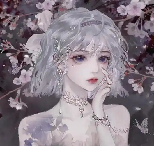 二次元古风动漫少女,二次元古风动漫少女头像(古风文艺的美丽头像图片