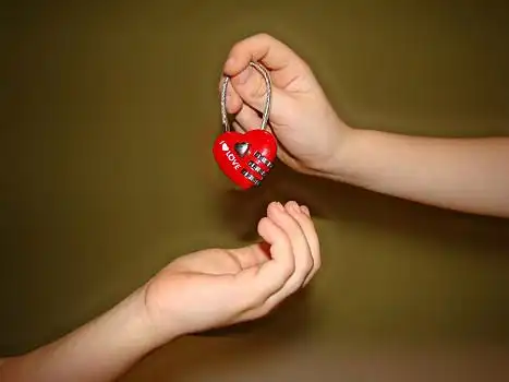 喜爱,感觉,牵手,形状,心形