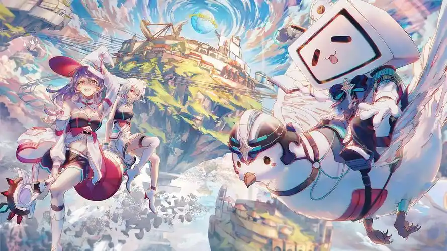 b站炫酷动漫场景及人物桌面壁纸,大屏专属套图1