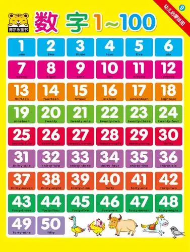 《数字1-100-幼儿启蒙挂图》(本社 编)【简介_书评_在线阅读】 - 当当